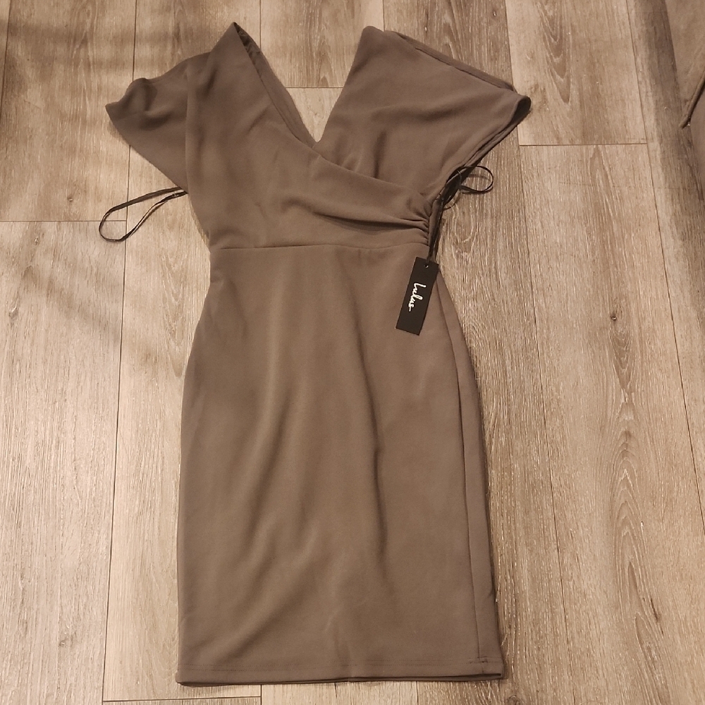 Lukus Elegant Gray Dress